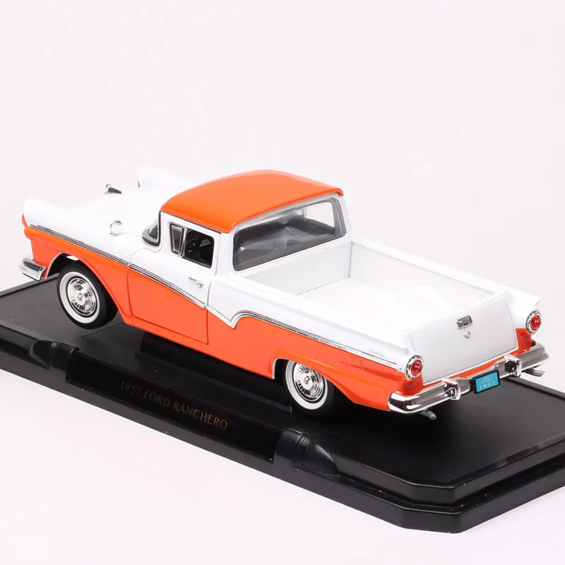 1:18 весы большой классический старый 1957 Ford Ranchero пикап грузовик, отлитый под давлением игрушечная машина модели автомобилей станция вагон для сбора подарка