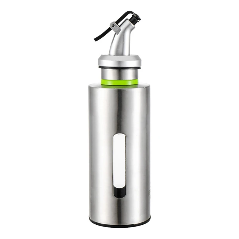 Горячая Распродажа бутылка для масла из нержавеющей стали прозрачная стеклянная