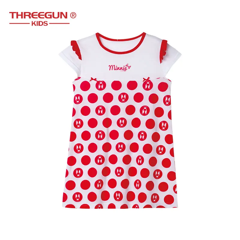 Ночная рубашка для девочек ночная с Микки Маусом пижама Минни|Ночные сорочки| |