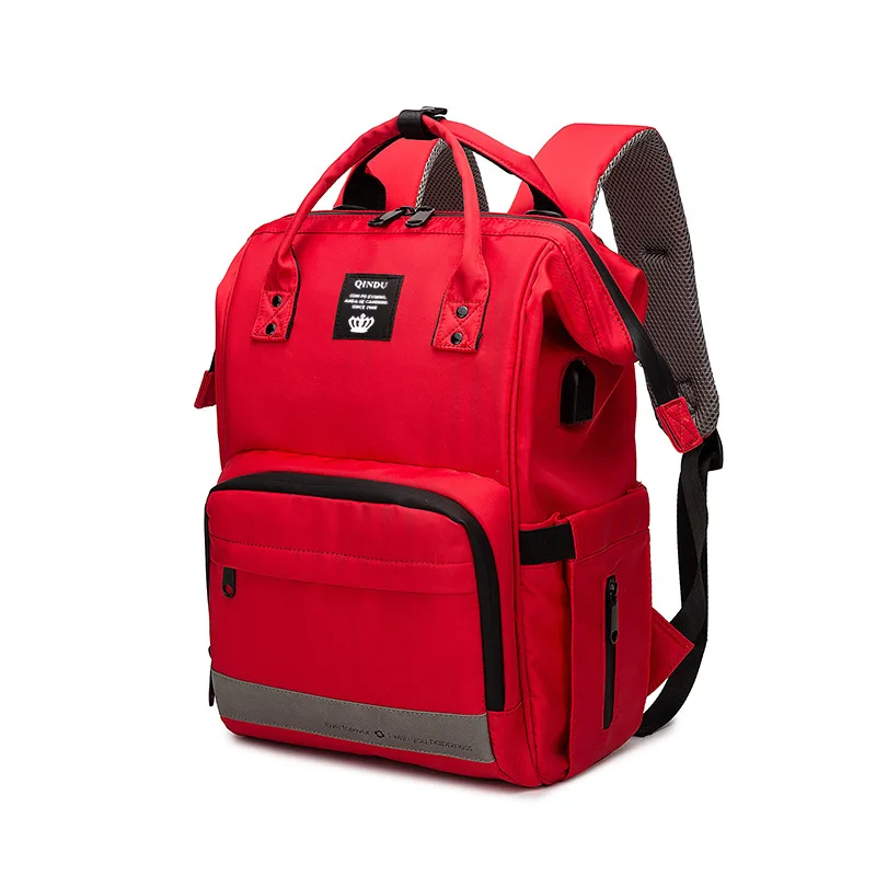 Модная сумка для мам рюкзак детской коляски многофункциональная большая емкость