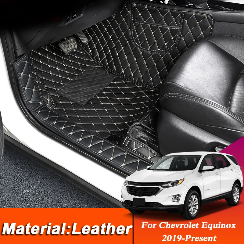 

Car Styling Custom Foot Mat For Chevrolet Equinox 2019-Present Leather Floor Protect Waterproof Pad Auto Internal Accessories