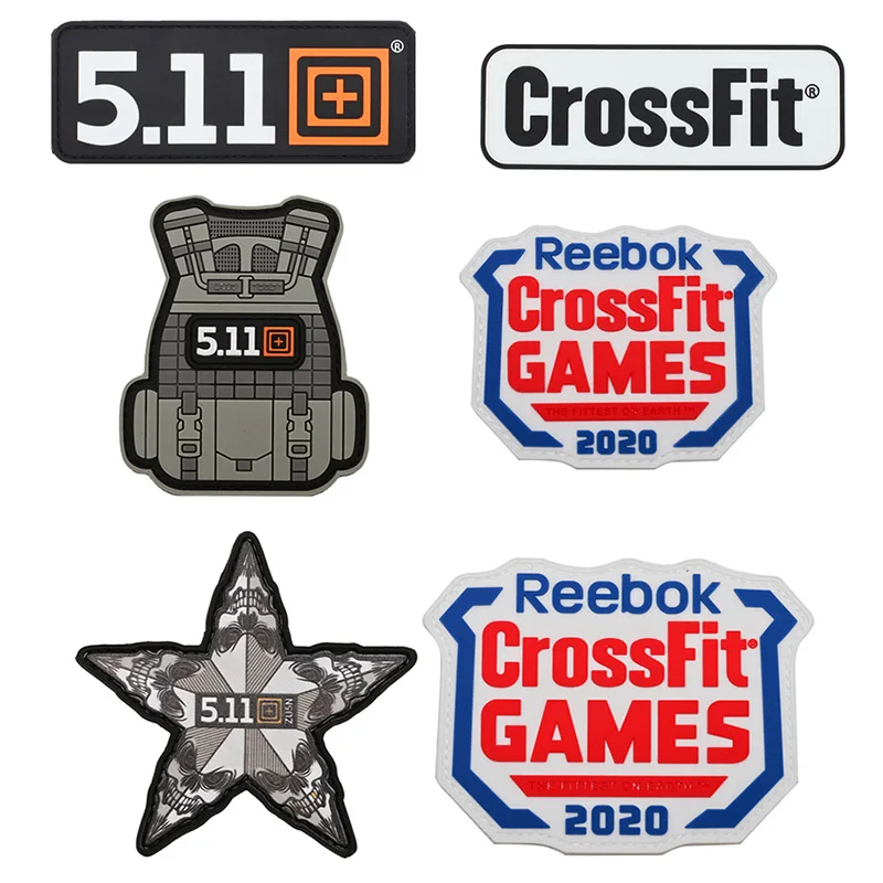 3D тактический жилет CrossFit 511 спортивные армейские нашивки из ПВХ на липучке