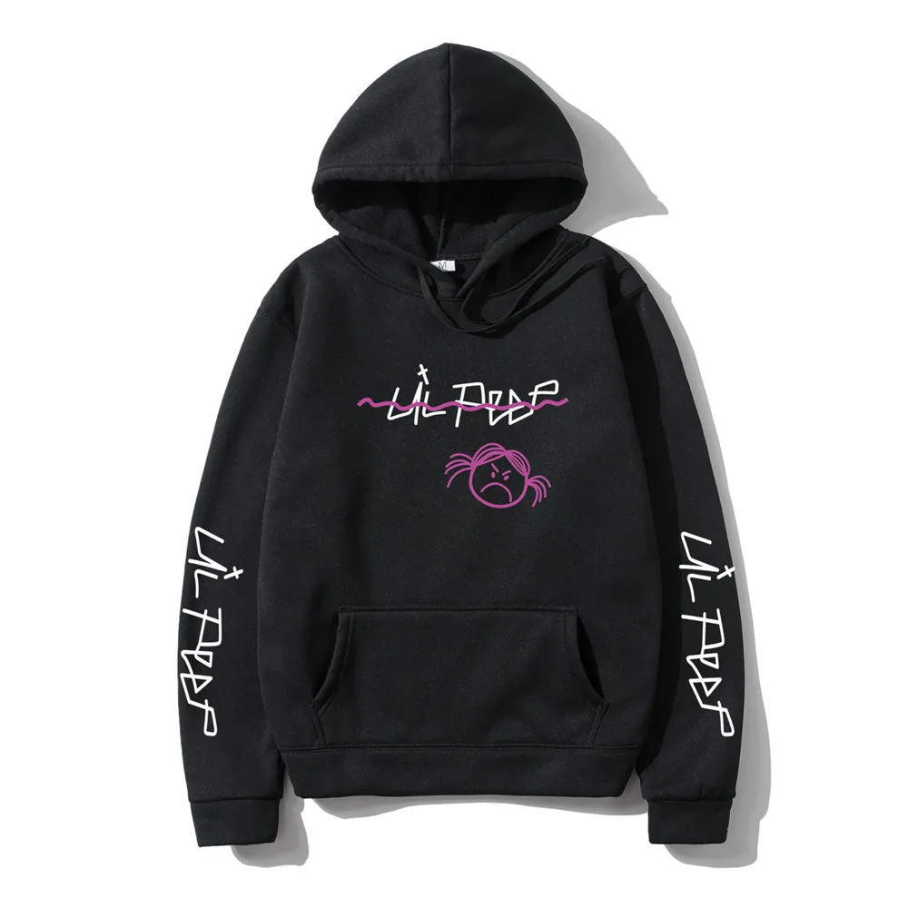 Толстовки с капюшоном Lil Peep для мужчин и женщин свитшоты надписью Love lil.peep пуловер