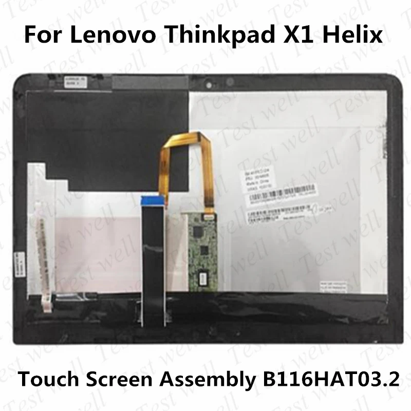 

Original 11.6" Laptop Touch Screen Assembly B116HAT03.2 for Lenovo Thinkpad X1 Helix FRU:04X0374 LCD IPS Panel FHD 1920x1080