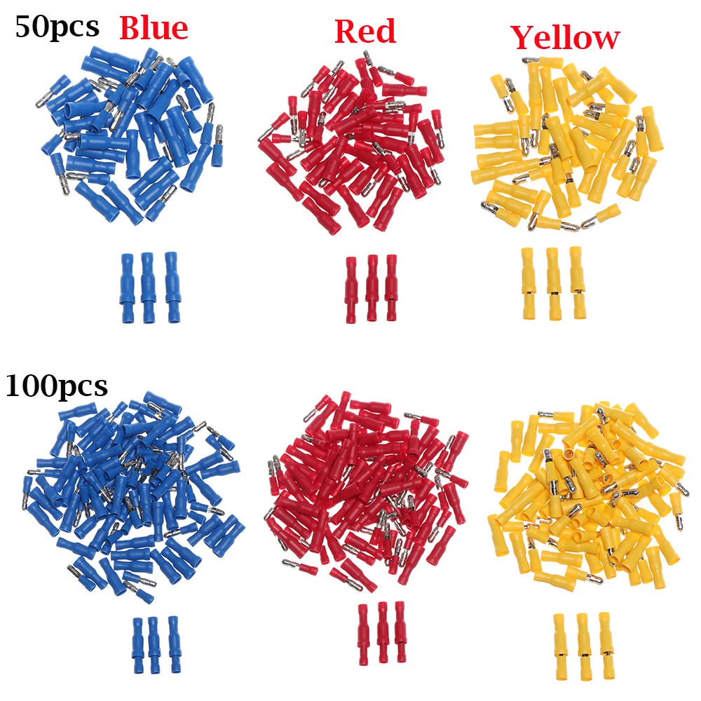 50 шт./компл. мужского и женского пола изолированный Электрический разъем