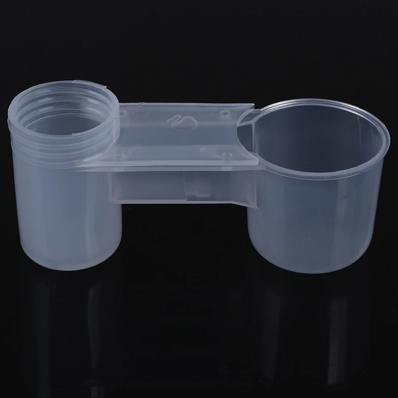 Практичная пластиковая поилка для воды чаша кормушка птиц сельскохозяйственное