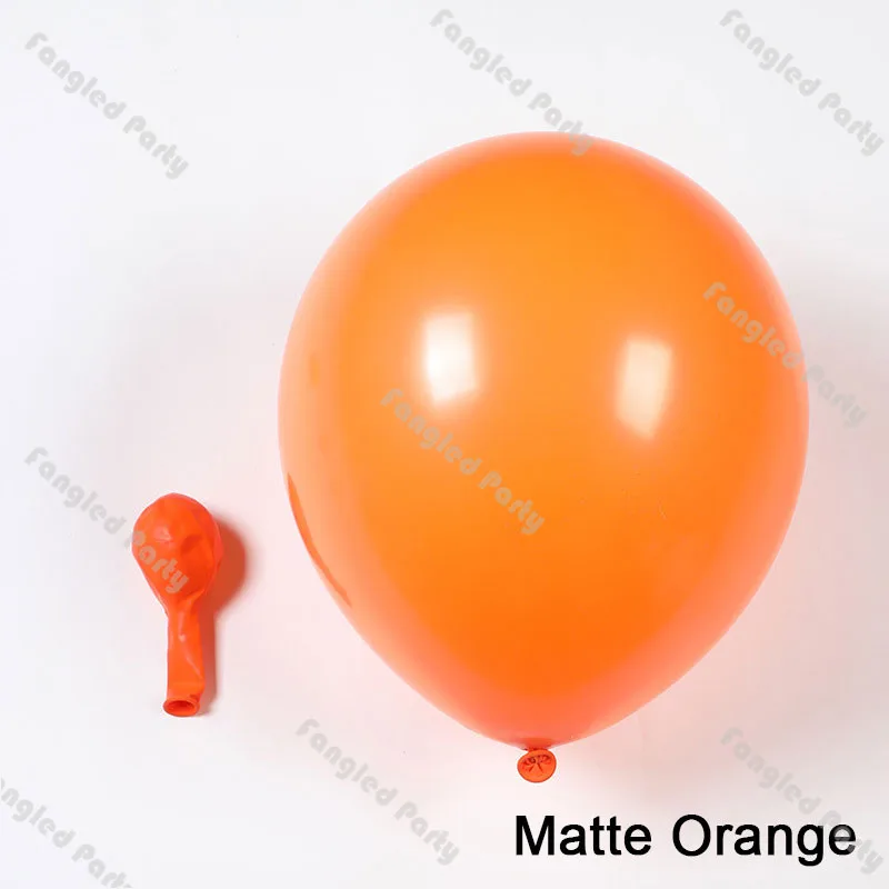 129 Шт матовый светильник синие оранжевые воздушные шарики гирлянда желтого цвета