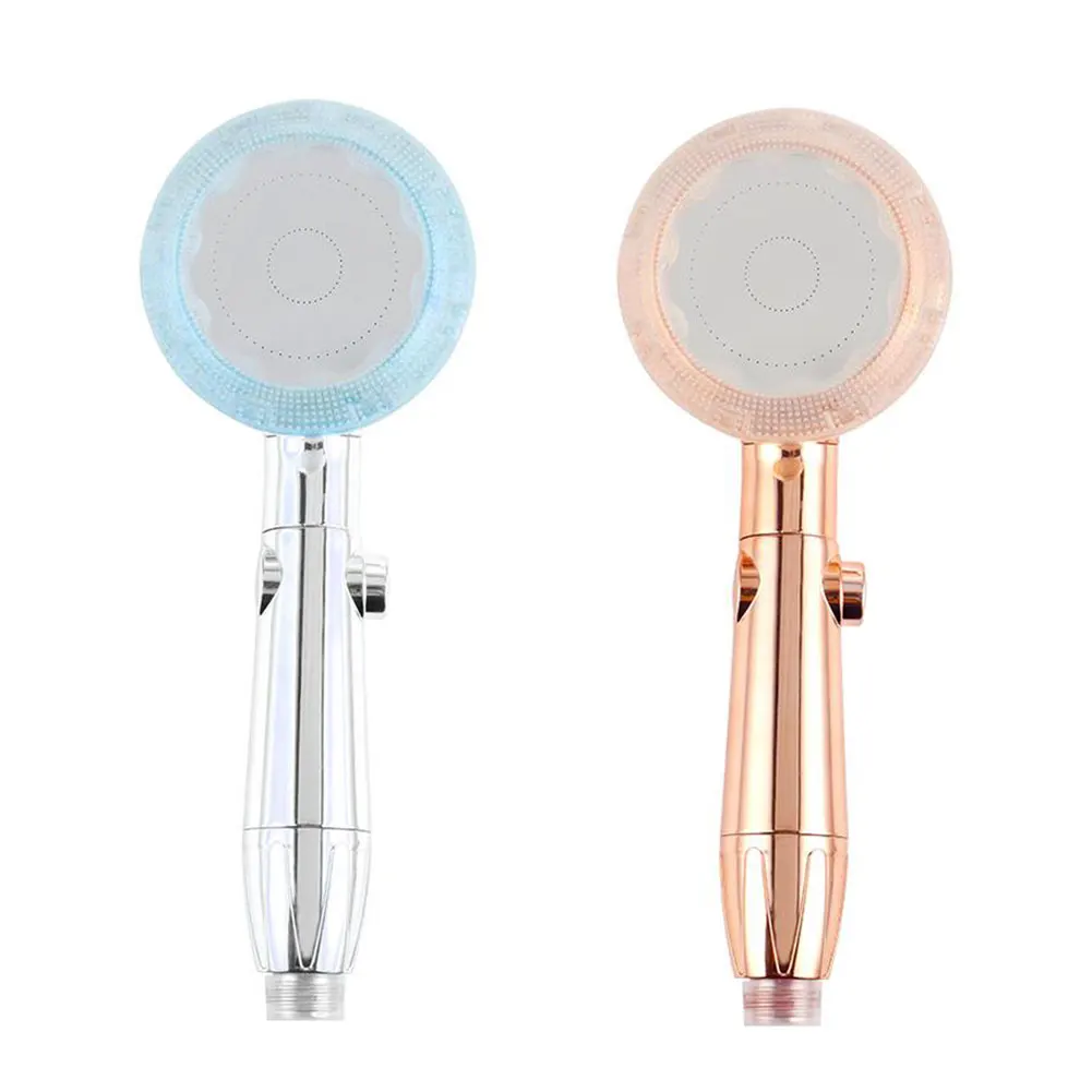 

3 Colors Bathroom High Pressure Switch On/Off Button 3-Function Shower Head Magic Massage Skin Clean Water Saving Spray Nozzle