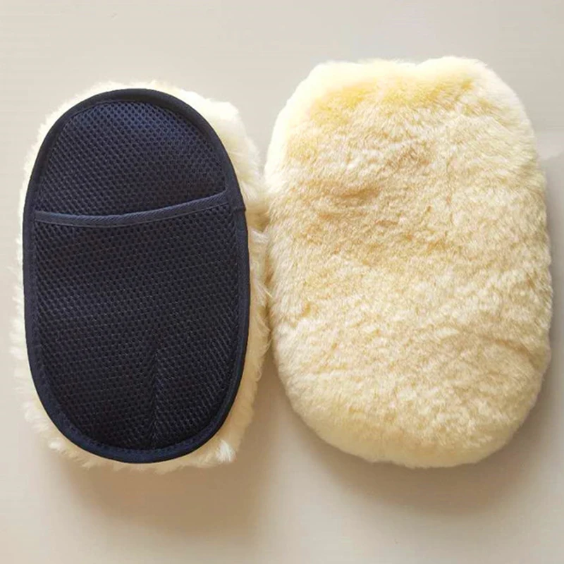 Тюнинг автомобиля шерстяные мягкие перчатки для мытья Чистящая Щетка Honda CRV Accord