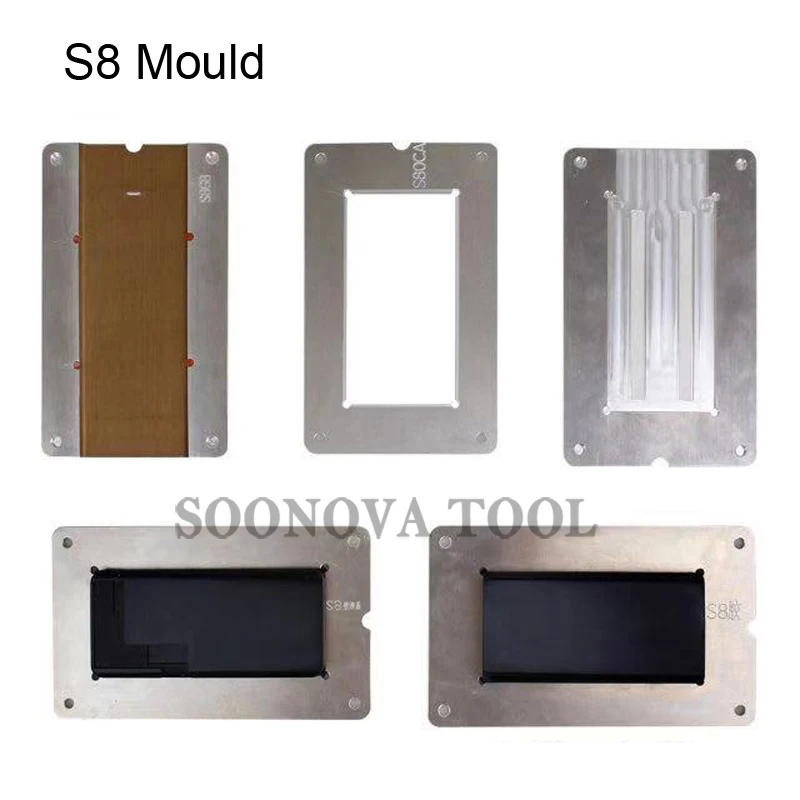 Samsung S6+, S7, S8, S8+, S9, S9+ ламинированный коврик OCA формы lcd край стекла ремонт формы и формы основания для HZ мат ламинатор машина