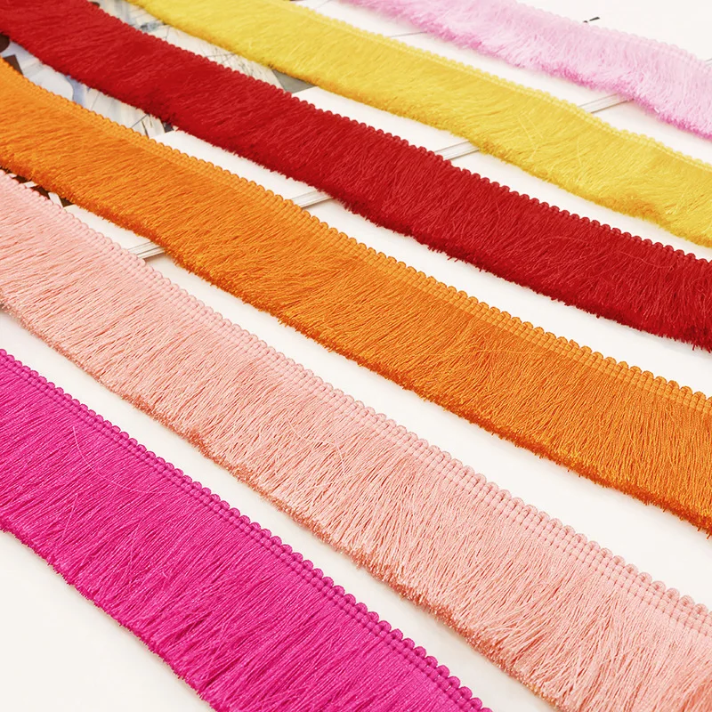 10 Yard 3.5cm Thickened Fringe Lace DIY Handmade Earrings Embroidery Thread Clothing Curtain Pillow Accessories | Дом и сад