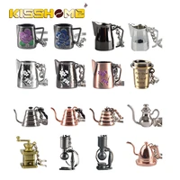 mini coffee ek43 grinder keychain portable keyring coffee tamper coffee pot decoration espresso coffee accessories barista gift