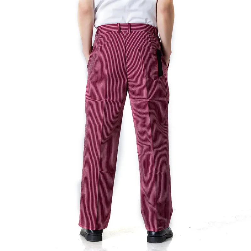 

Chef Trousers Cook Uniform Pant for Man Chef Bottoms Elastic Waist Pants Work Wear Food Service Restaurant Kitchen Clothes