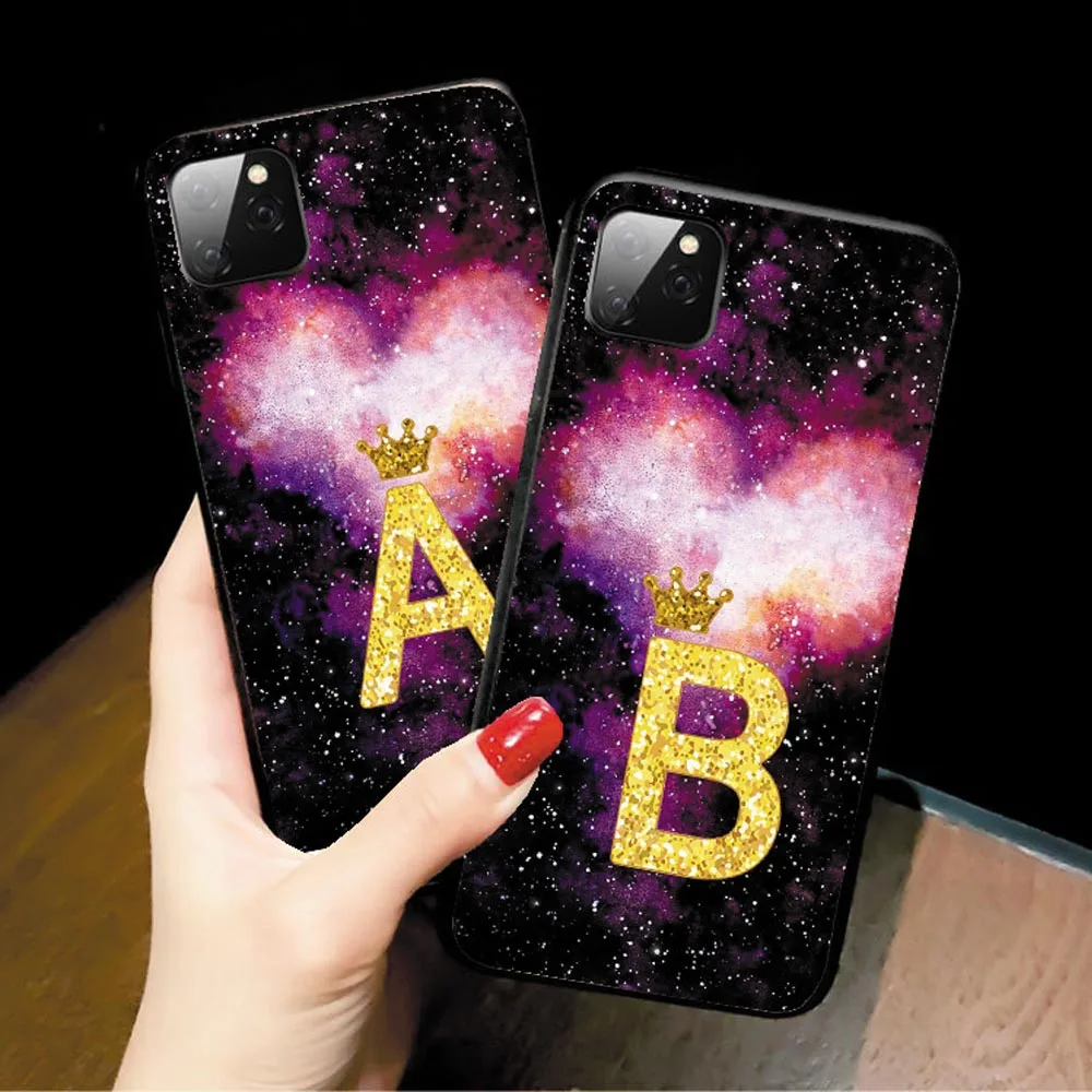 Индивидуальный дизайн DIY Имя пользовательское имя письмо монограмма черный