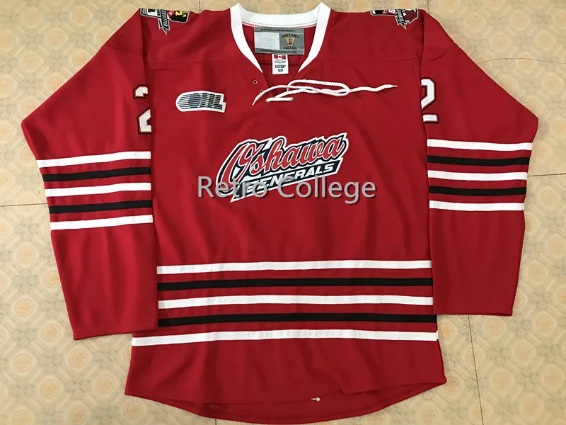 

Oshawa Generals 2 bobby orr red MEN'S Hockey Jersey Embroidery Stitched Customize any number and name