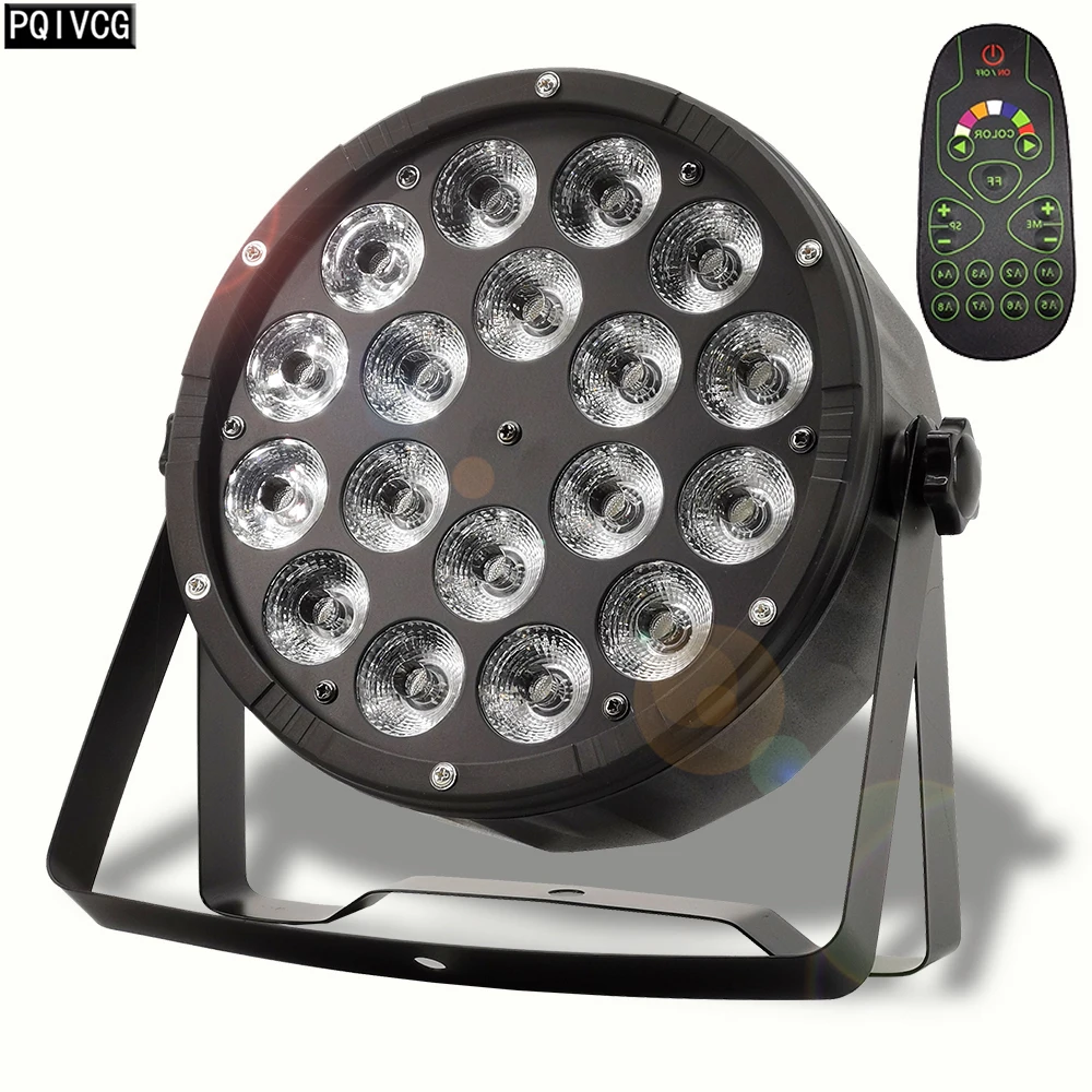 18x12 Вт беспроводной дистанционный светодиодный прожектор DMX512 с большим