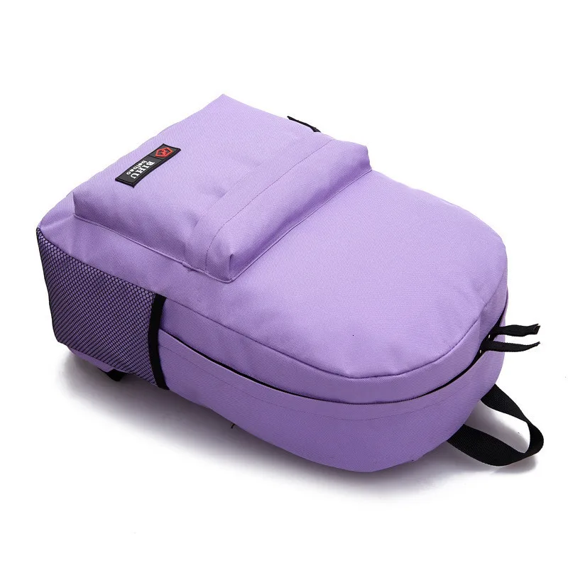 Холщовый Повседневный школьный рюкзак для женщин милый ярких цветов подростков