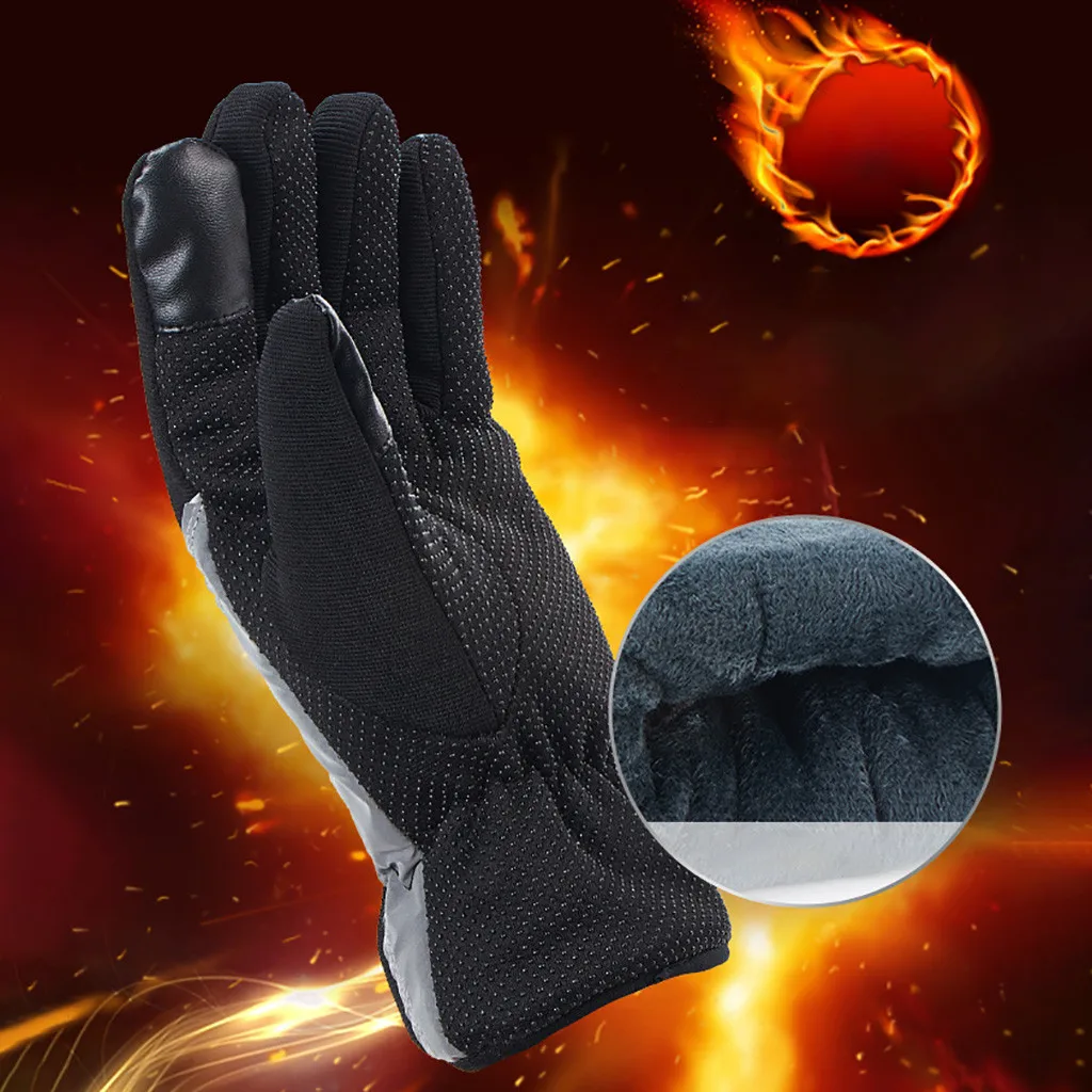 Мужские и женские лыжные перчатки водонепроницаемые для сноуборда мужские