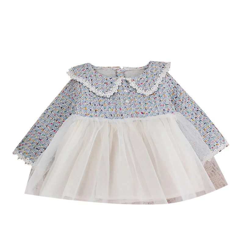 Новинка Милое весеннее платье принцессы Платье с длинными рукавами для