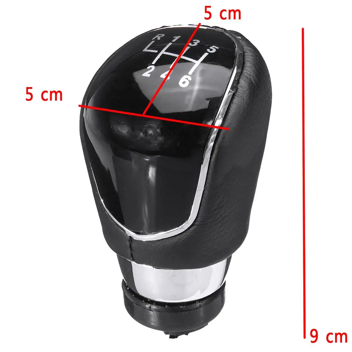 Ручка переключения передач из искусственной кожи 5 скоростей 6 для Ford Focus 2 MK2 FL MK3 MK4