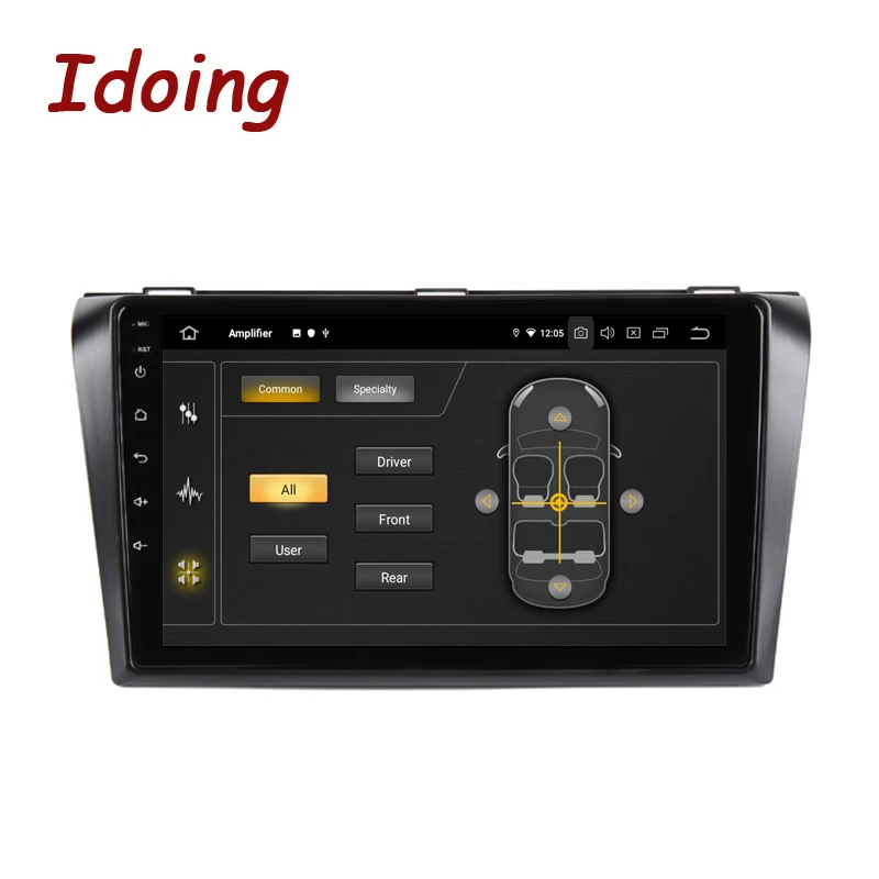 Idoing 9 &quotPX6 автомобильный Радио Мультимедиа Android видео плеер навигация GPS для Mazda 3 1