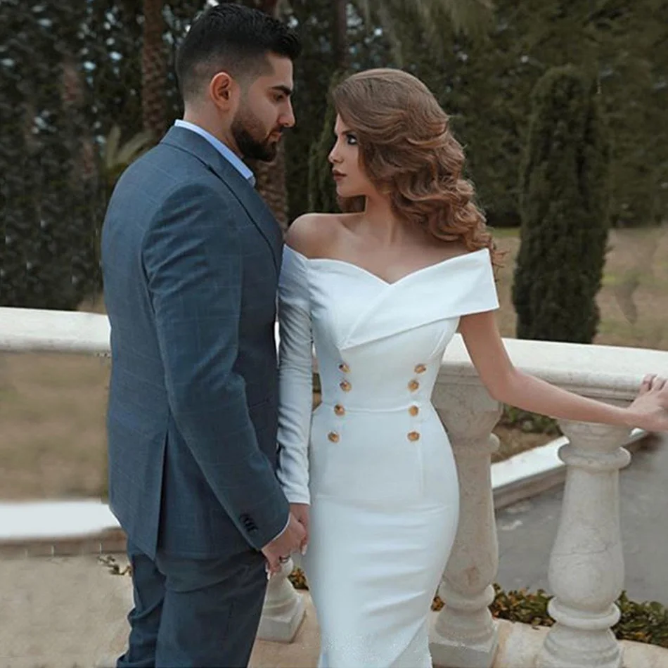 Элегантное Белое длинное платье русалки в Дубае 2020 новое женское вечернее с