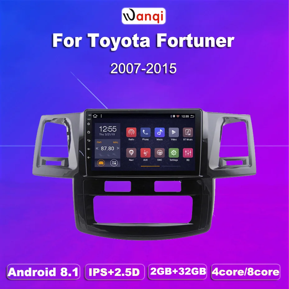 2G ram 32G rom Android 8 1 Автомобильный gps мультимедийный Видео Радио плеер для Toyota 2007 2015