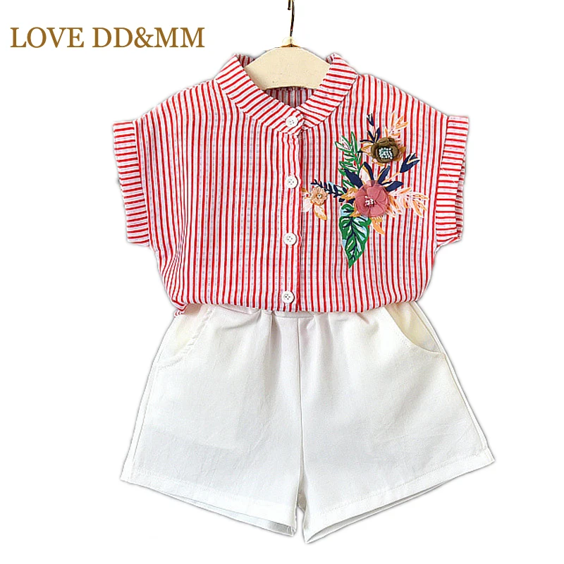 Комплект для девочек LOVE DD & MM летняя детская одежда детский шифоновый костюм в
