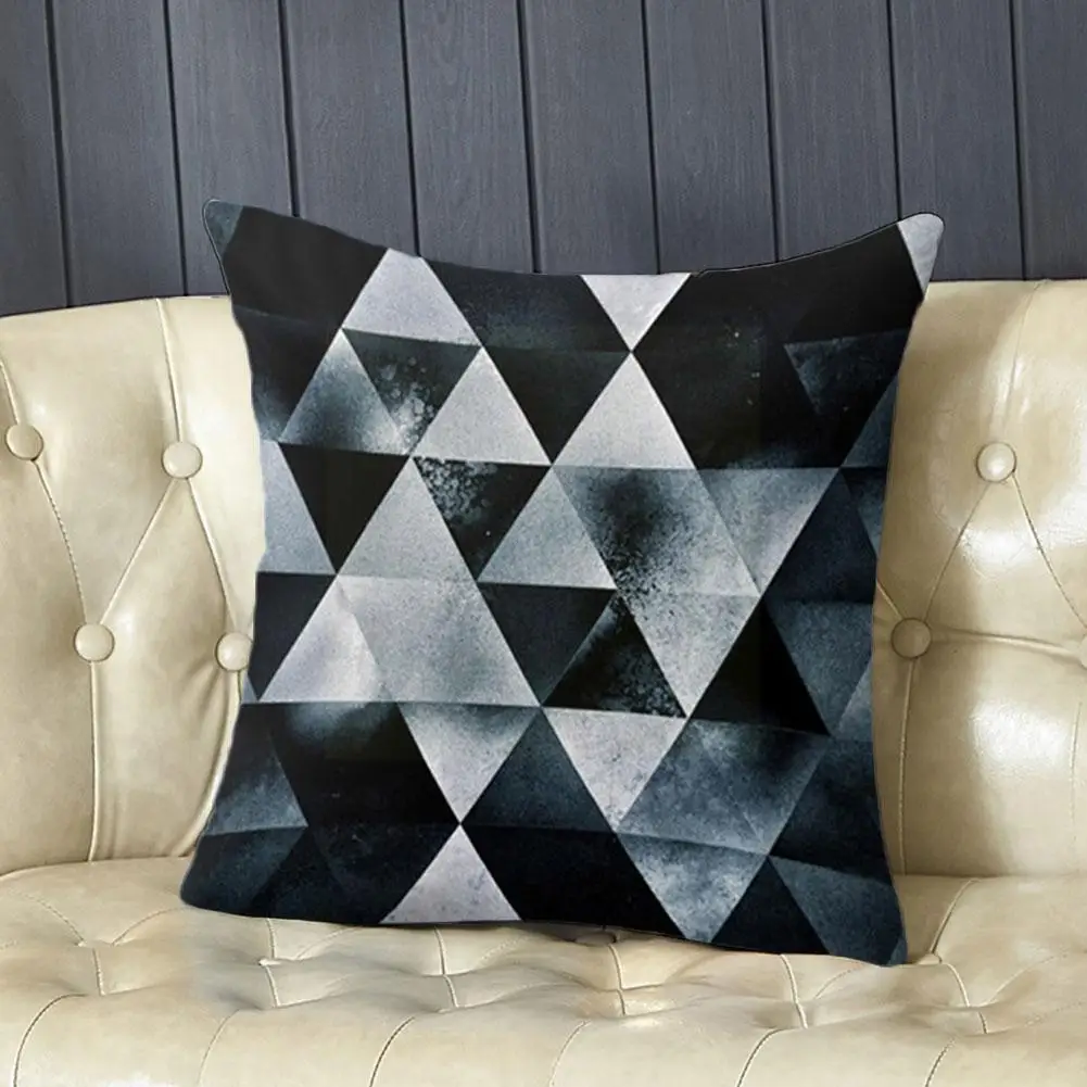 

Разноцветная наволочка с абстрактным геометрическим рисунком из полиэстера 45x45 см, Обложка, декоративная наволочка N0I8