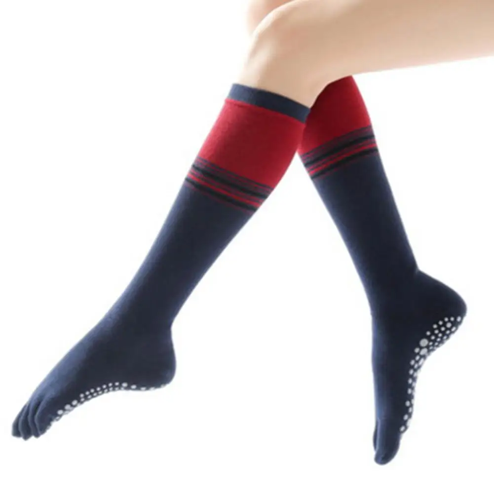 

Oga Socks Long Sleeve Women Five Toe Cotton Sports Socks Anti Slip Ladies Socks for Pilates Dance Sport Exercise Sportswear