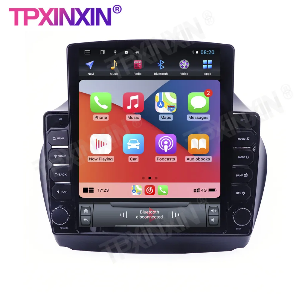 저렴한 현대 IX35 2009-2015 테슬라 스크린 6 + 128G 안드로이드 10 차량용 멀티미디어 플레이어 헤드 유닛 오디오 라디오 내비게이션 무선 카플레이, Hyundai IX35-Tesla Screen 6