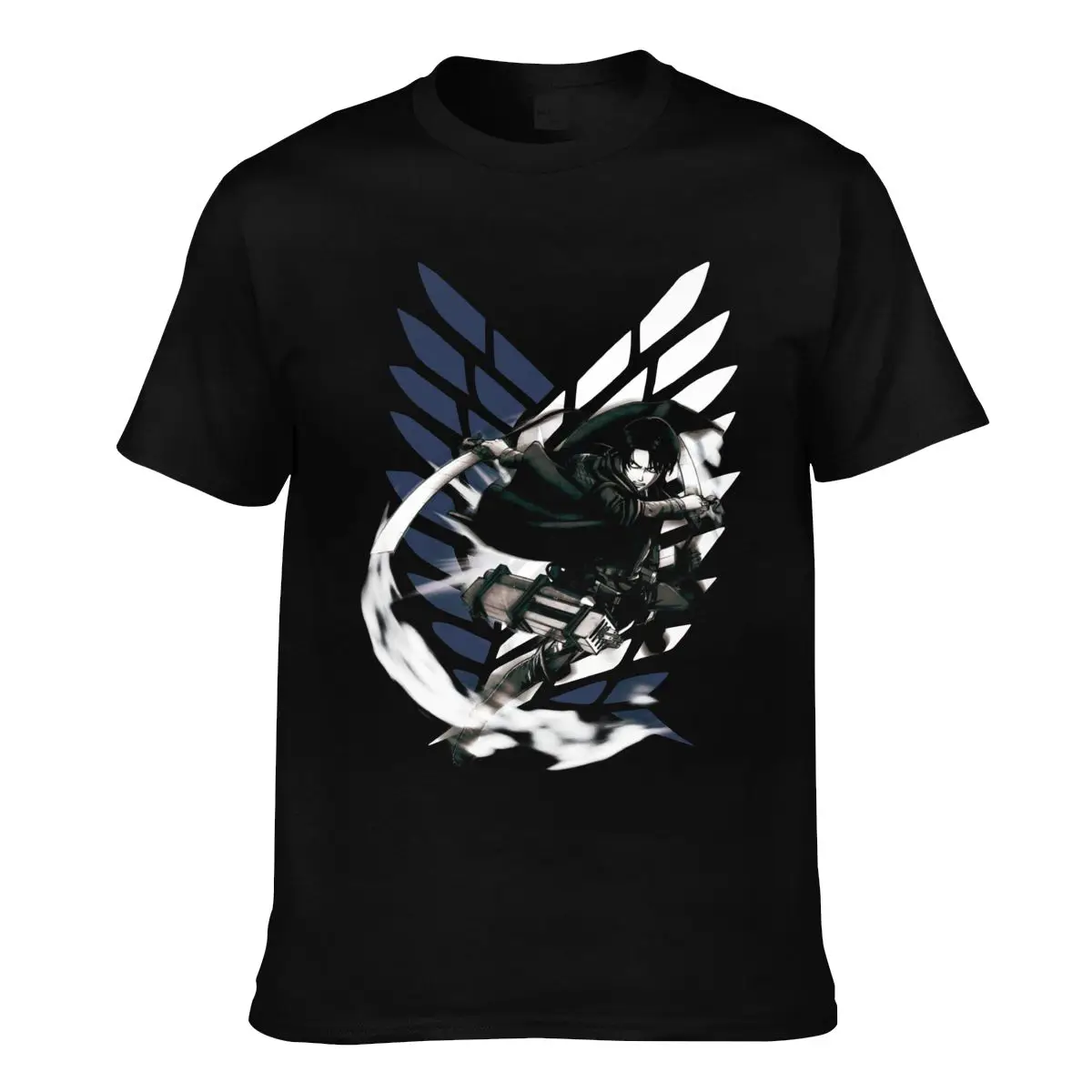 

Футболка мужская оверсайз из хлопка с принтом «атака на Титанов»