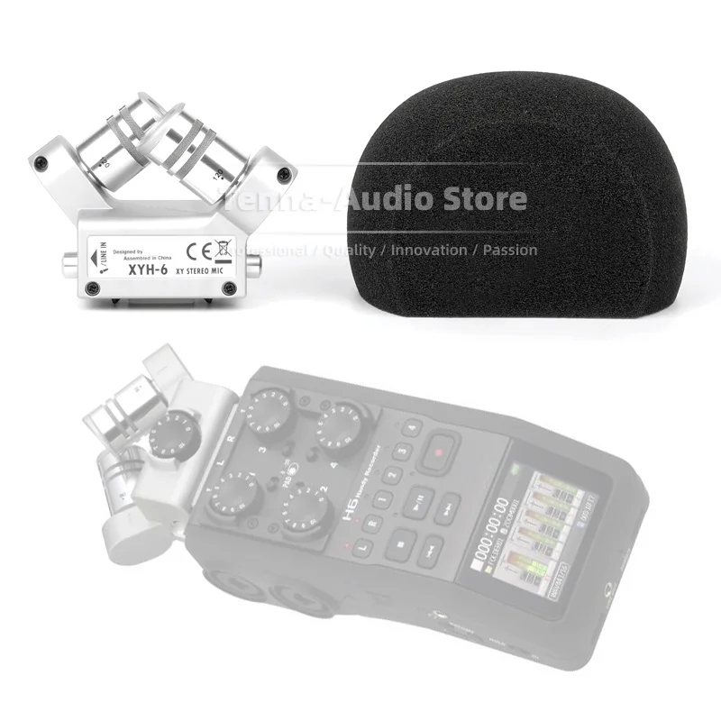 2 шт. для ZOOM H5 H 5 6 H6 XYH-6 ручное записывающее устройство микрофон ветрозащитный