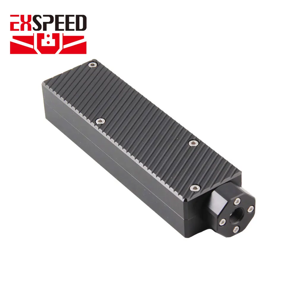 

7.7''L Aluminium square oil catching cleaning device kit 1/2x28 5/8x24 thread cap Stainless steel booster piston