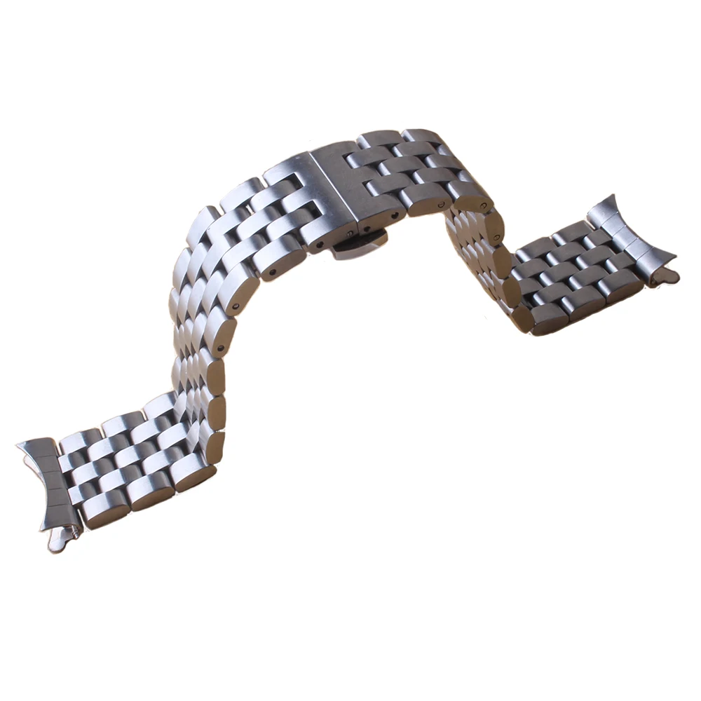 

Watchband Stainless steel unpolished Metal Watch band strap 16mm 18mm 19mm 20mm 21mm 22mm 24mm Matte Watches bracelet for wrist
