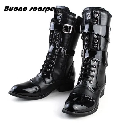 Зимняя обувь для мужчин Zapatos De Hombre Модные ботильоны Erkek Ayakkabi/Сапоги до колена