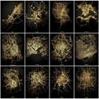 Алмазная живопись с квадратным городом EverShine, живописная картина для Стразы, мозаичная карта, рукоделие, настенная живопись