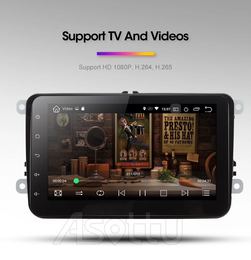 Автомобильный dvd Asottu VW303 px30 android 9,0 для VW polo golf passat tiguan skoda yeti superb rapid для skoda gps navi