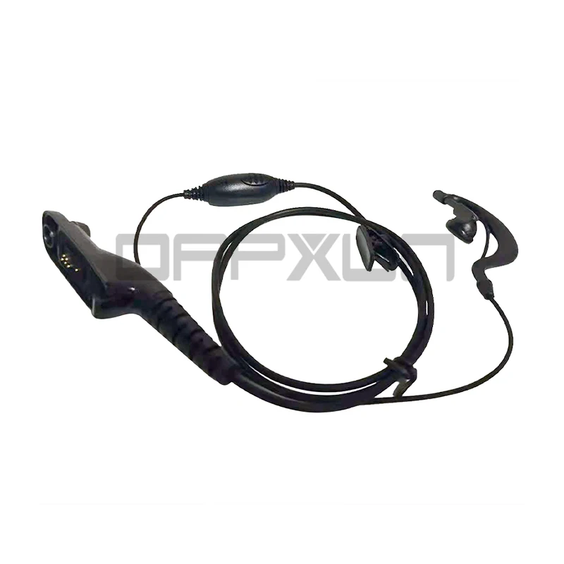 

G Earhook Microphone Earpiece Headset Dual PTT for Motorola Radio DGP4150 DGP6150 DP3400 DP3600 XBR 6300 6350 6500 6550 GTP800