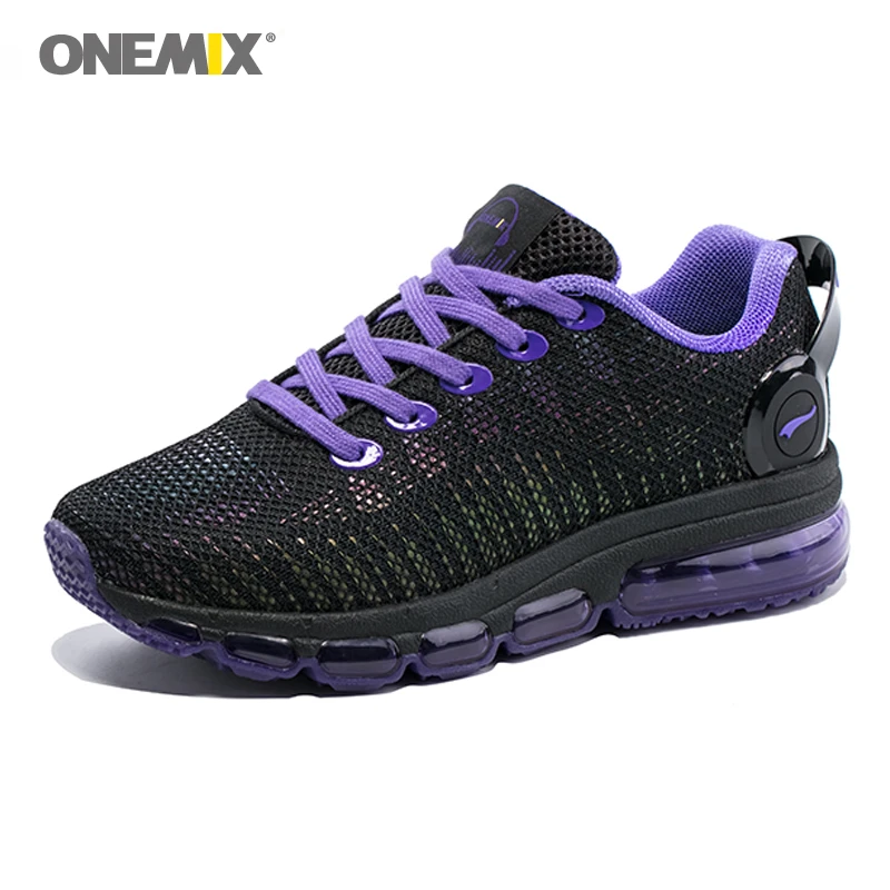 

ONEMIX Running Shoes for Women Air Cushion Training Jogging Sports Shoes Mesh Breathable Men Fitness Damping Massage Sneakers