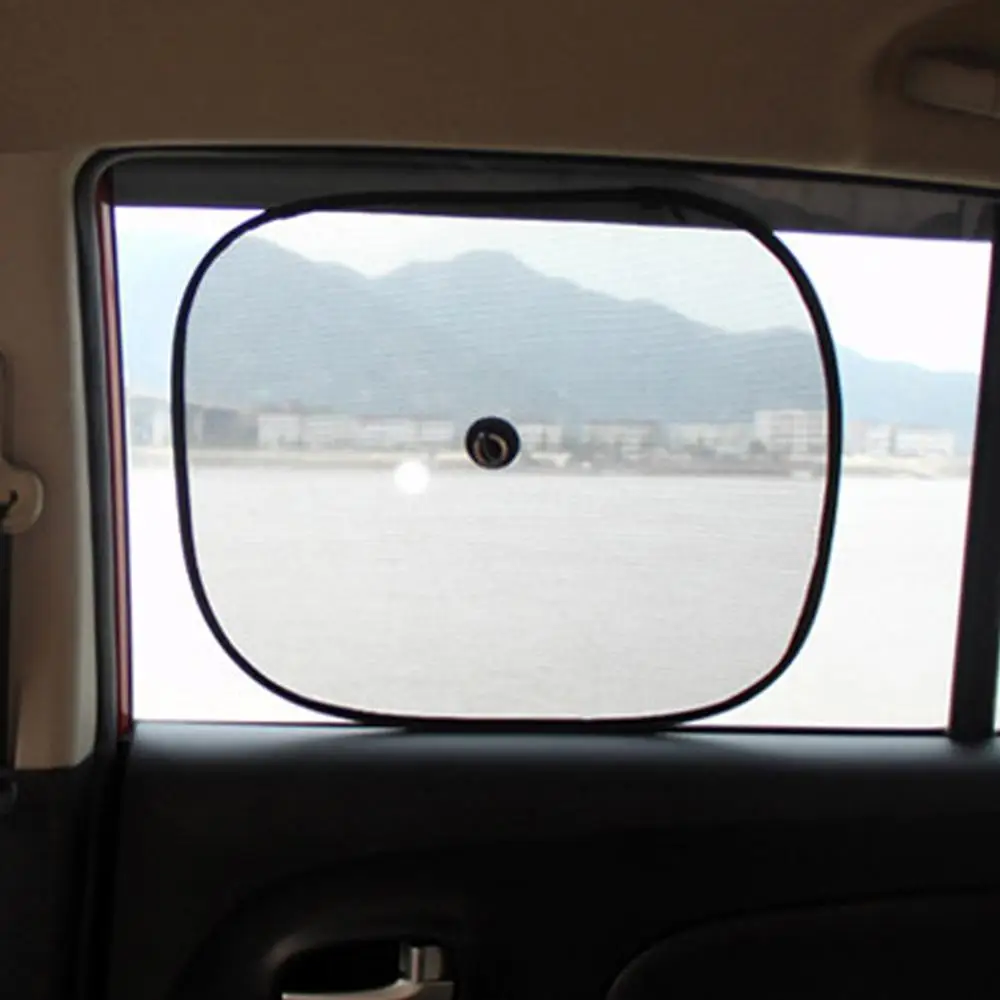 2 шт. для передней стороны и заднего окна УФ сетка солнцезащитные очки черные