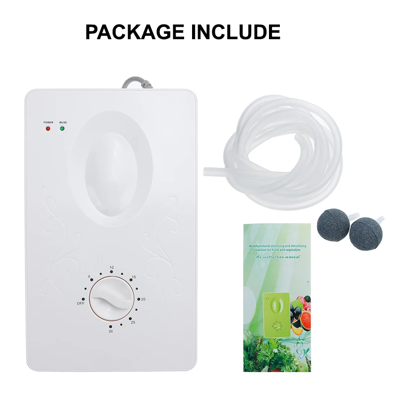 

400mg/h Air Ozonizer Air Purifier Home Deodorizer Ozone Ionizer Generator Sterilization Germicidal Filter Disinfection Clean Roo