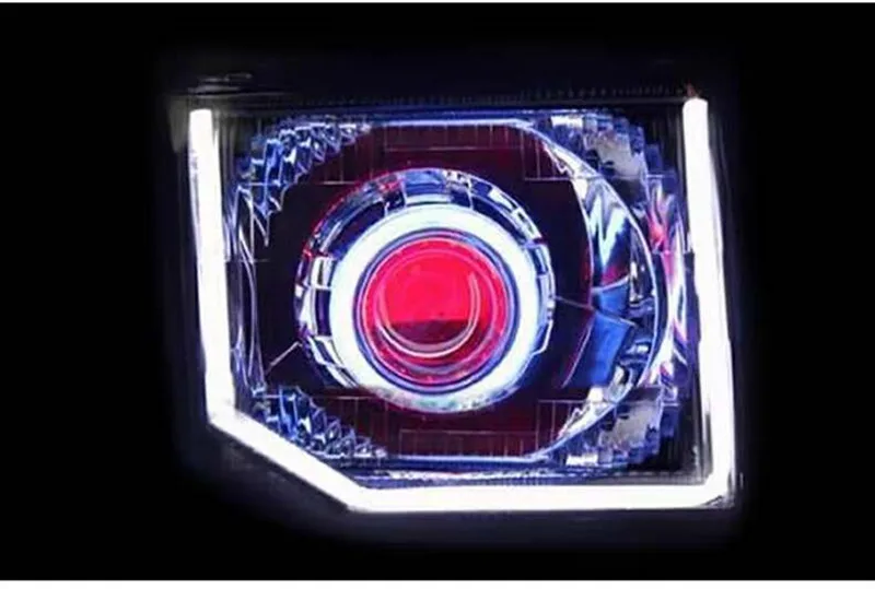 RQXR led Ксенон головной светильник сборки Ангел глаз Противотуманные фары сигнал