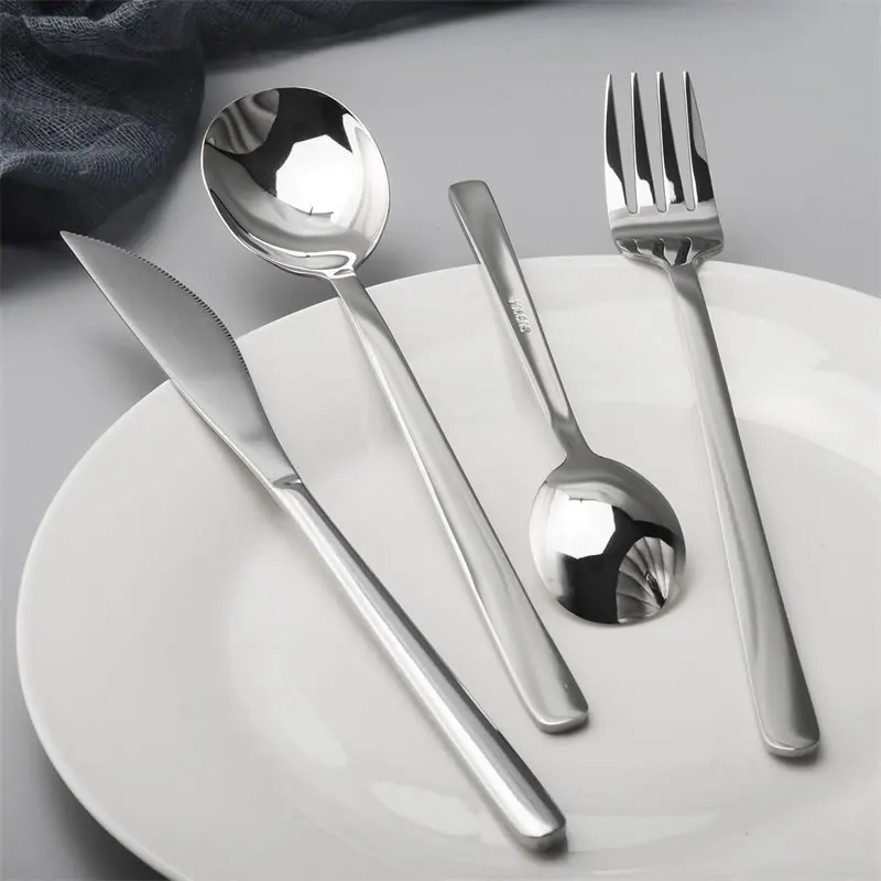 Набор посуды 16 шт./компл. столовый набор из нержавеющей стали многоразовая