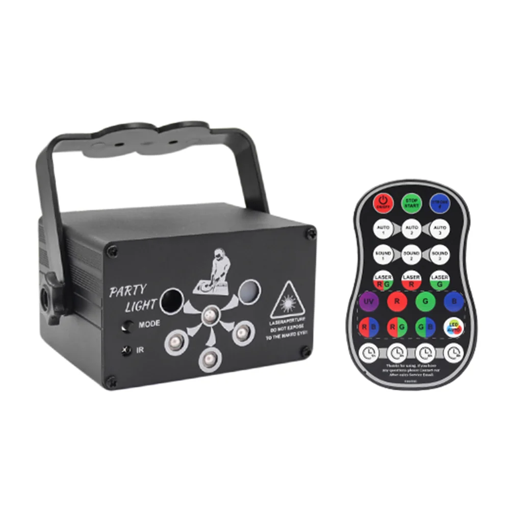 

УФ Мини-сценическая лампа, проекционная лампа с голосовым управлением (УФ 6 отверстий, USB штепсельный тип)