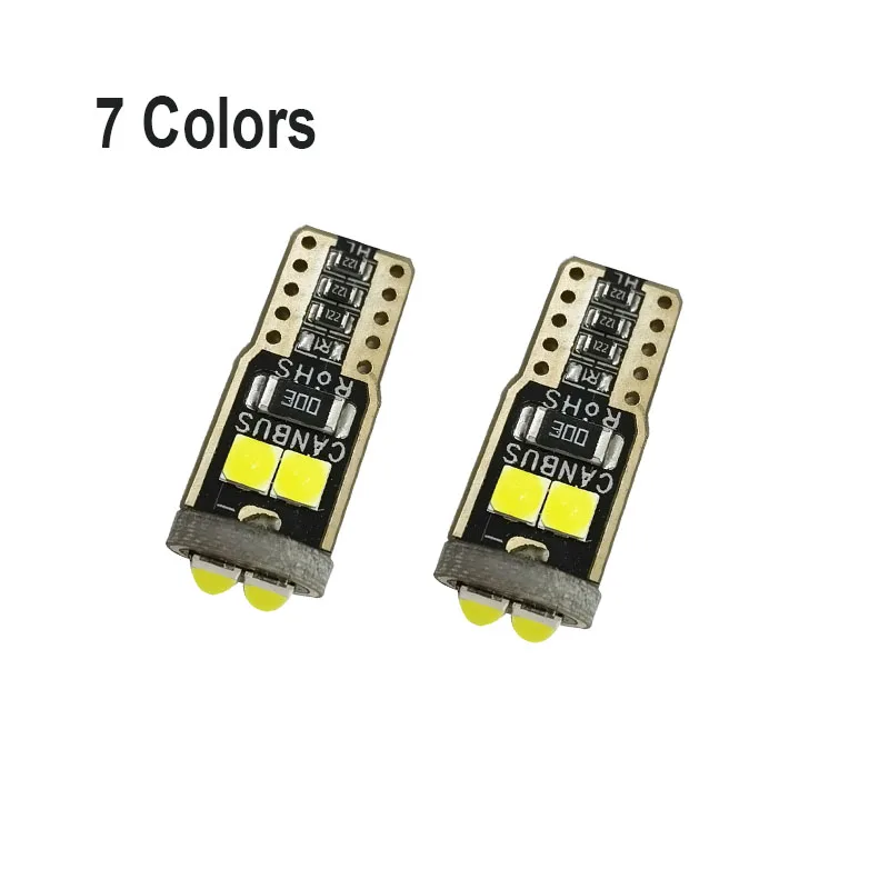 10 шт. Автомобильные светодиодные купольные лампы T10 W5w 168 194 Led для номерного знака