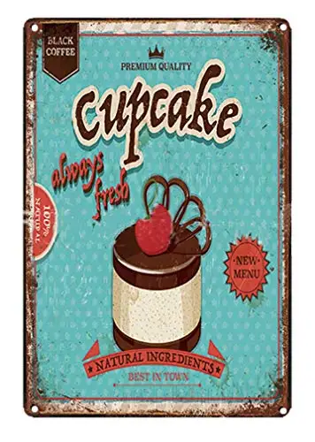 Винтажный метельный знак-магазин фаст-фуда Ретро жестяной декоративный знак