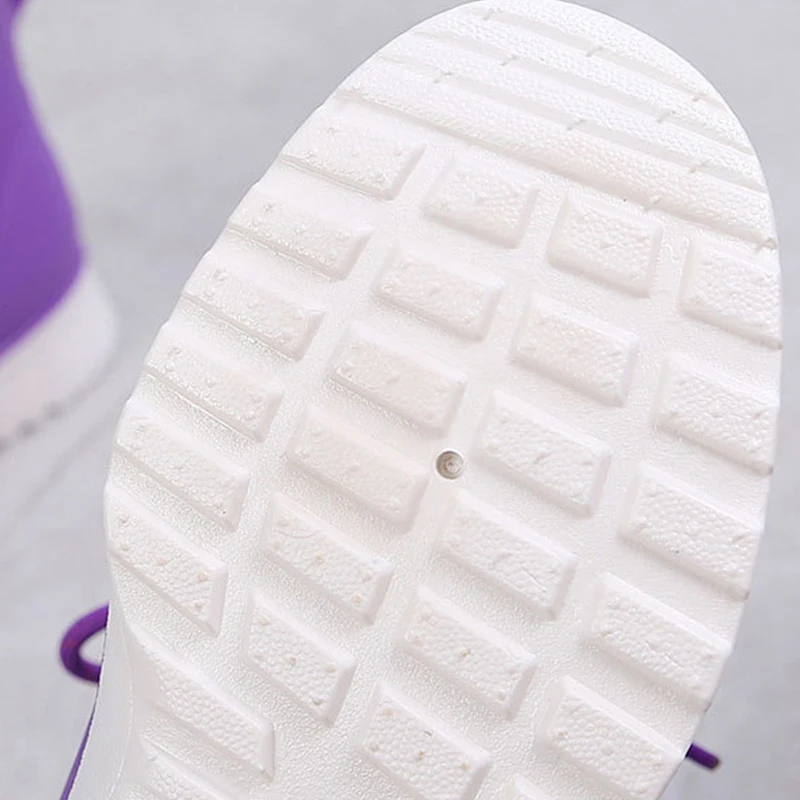 

Autumn and winter girls non slip lace up Martin pinkycolor water boots fashion youth water shoes flat heel fashion rain shoes