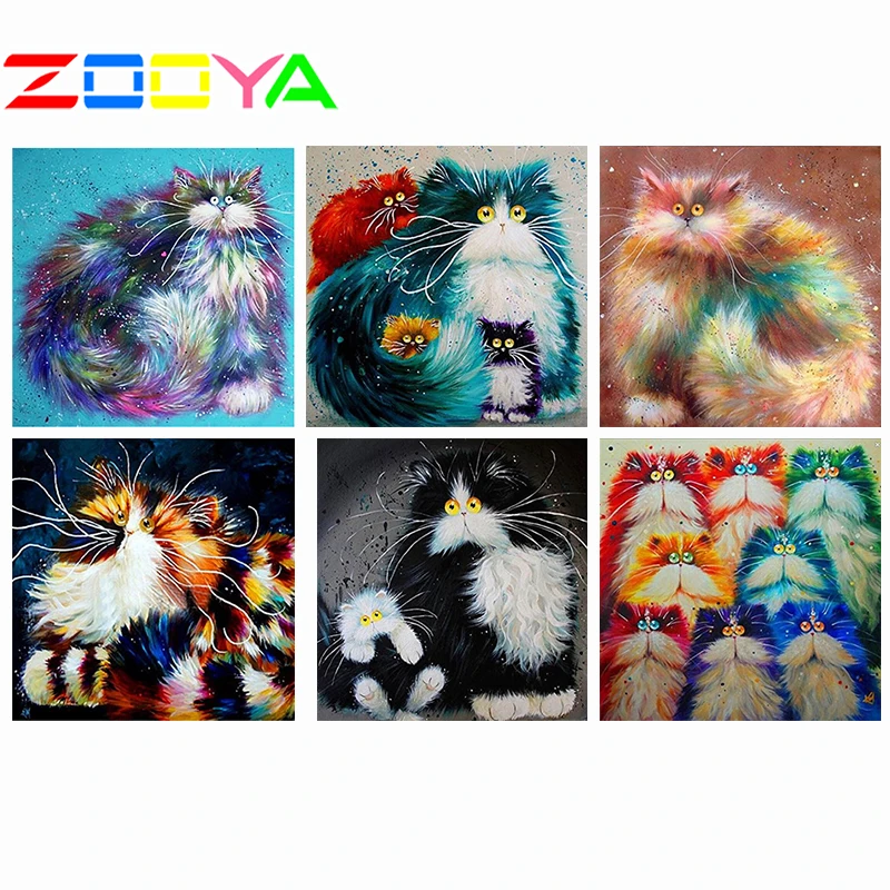ZOOYA вышивка Алмазная 3d Живопись Набор для вышивки крестиком мультяшный фон