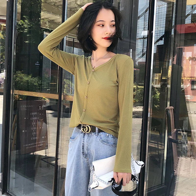 

Station Autumn Clothing Goods Style Dralon Top Clothes Sexy Bottoming Rac